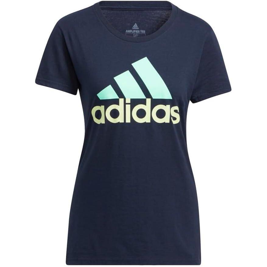 imageadidas Mens Basic Badge Of Sport TeeLegend InkPulse MintAlmost Lime
