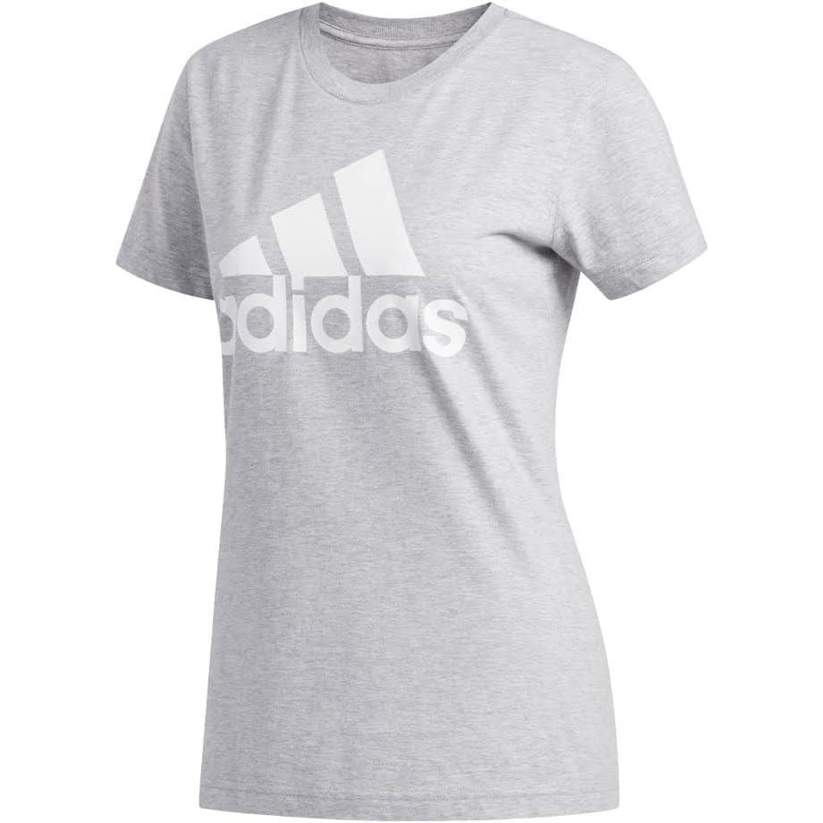 imageadidas Mens Basic Badge Of Sport TeeMedium Grey HeatherWhite