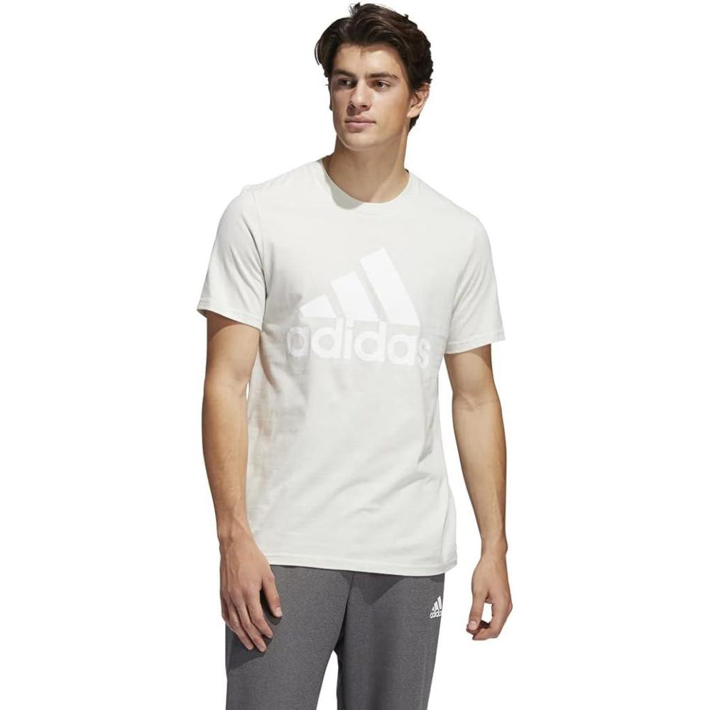 imageadidas Mens Basic Badge Of Sport TeeOrbit Grey