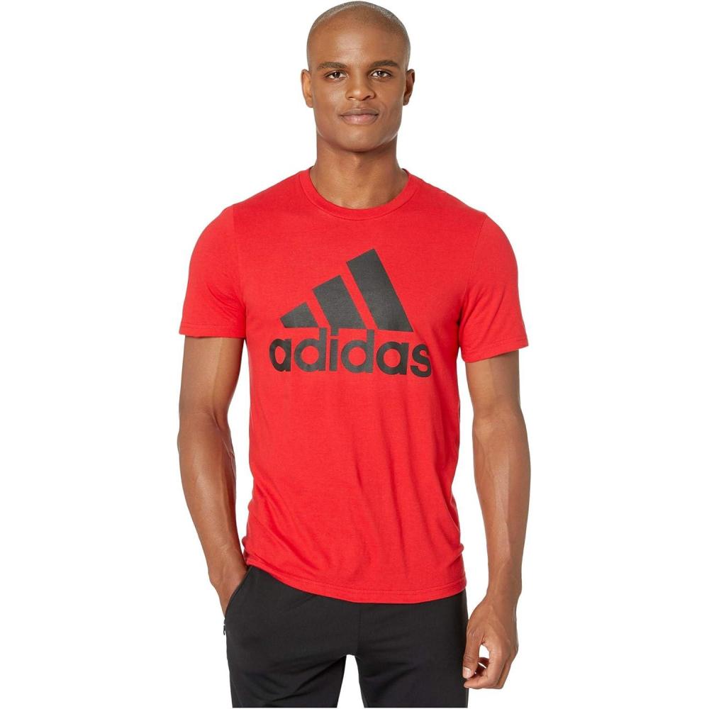imageadidas Mens Basic Badge Of Sport TeeScarlet
