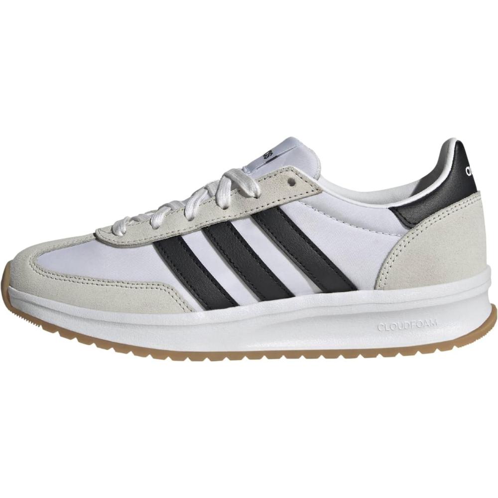 imageadidas Mens Run 72 ShoesWhiteBlackGrey