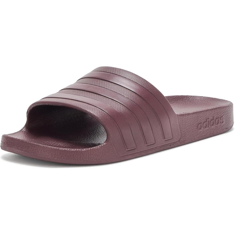 imageadidas Womens Adilette Aqua Slide SandalAurora RubyAurora RubyAurora Ruby