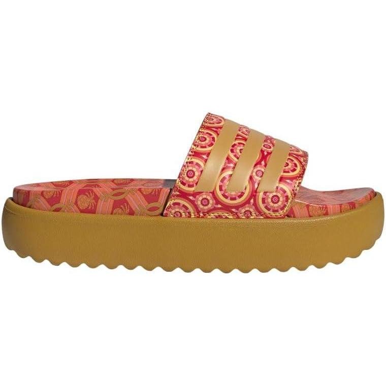 imageadidas Womens Adilette Platform SandalVictory GoldVictory GoldTomato