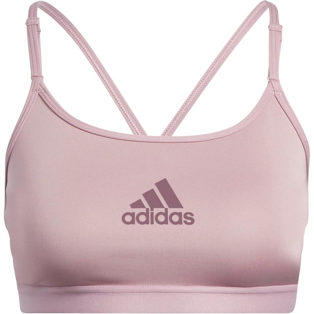 imageadidas Womens Aeroreact Training Light Support BraMagic Mauve