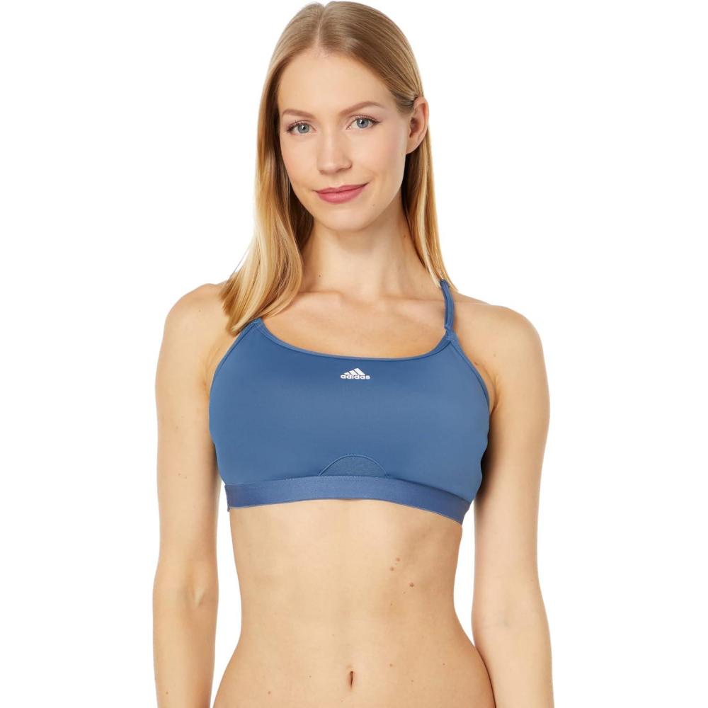 imageadidas Womens Aeroreact Training Light Support BraWonder Steel Padded