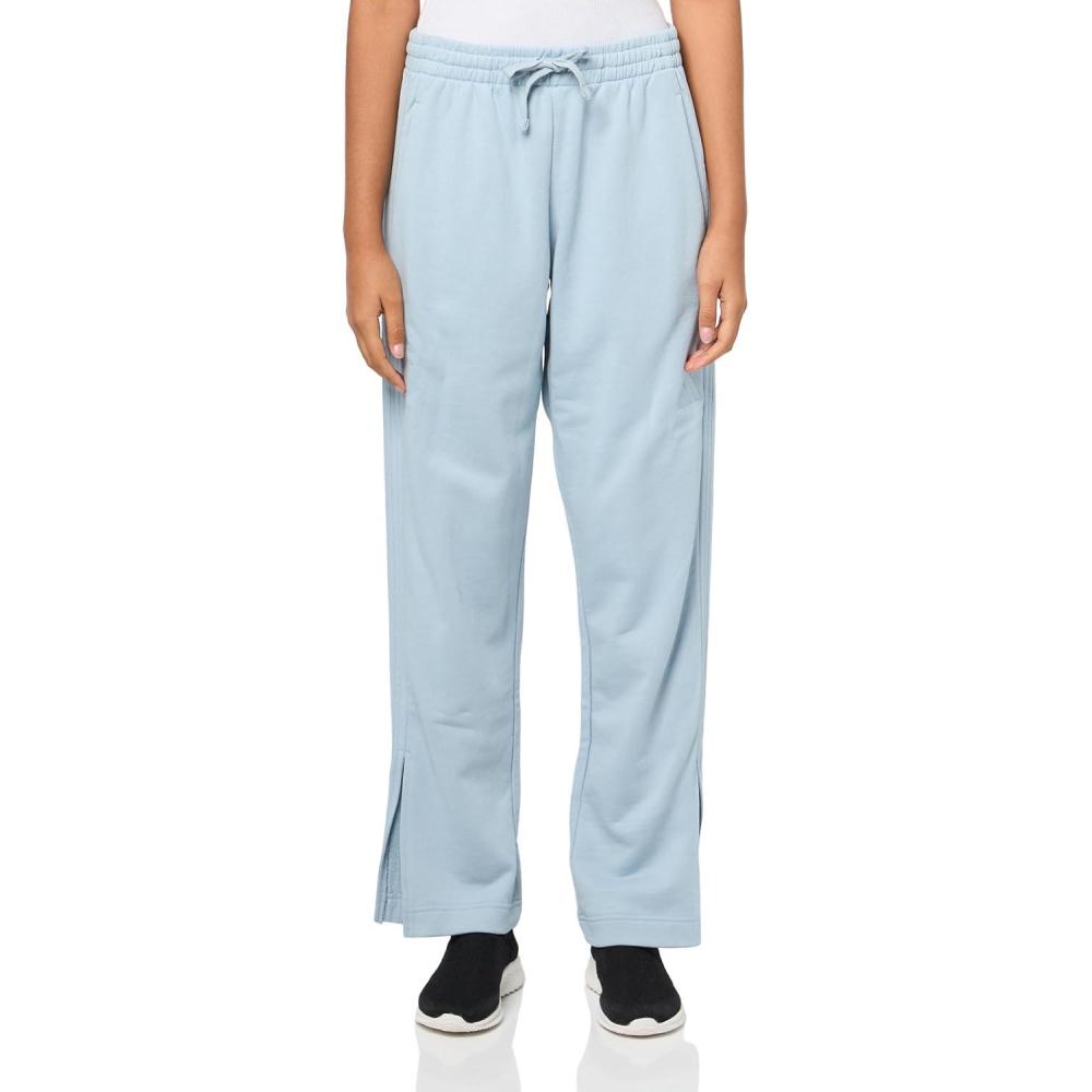 imageadidas Womens All Szn French Terry 3Stripes Straight Leg PantsWonder Blue