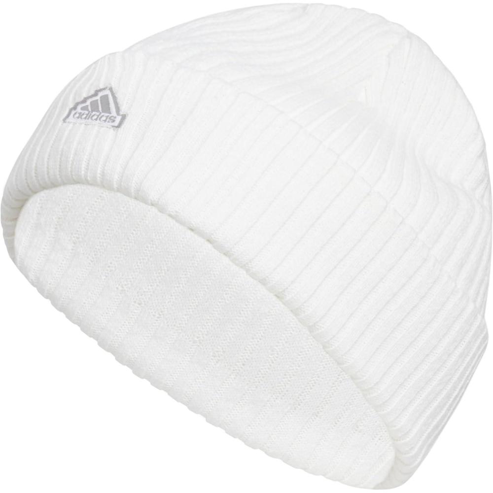 imageadidas Womens Altitude Beanie Standard Fit Cuffed Knit Winter HatWhiteGrey Two