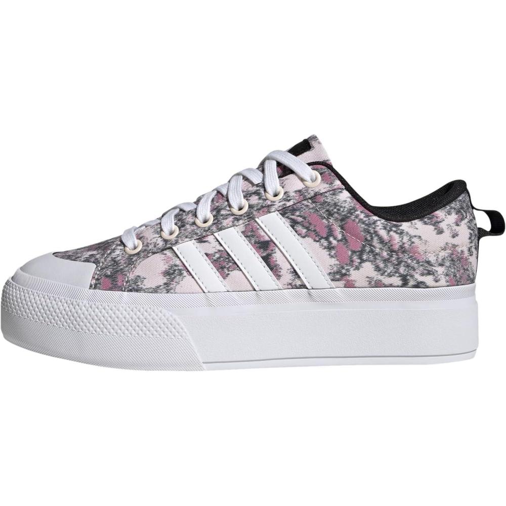 imageadidas Womens Bravada 20 Platform SneakerCloud White Cloud White Wonder Quartz