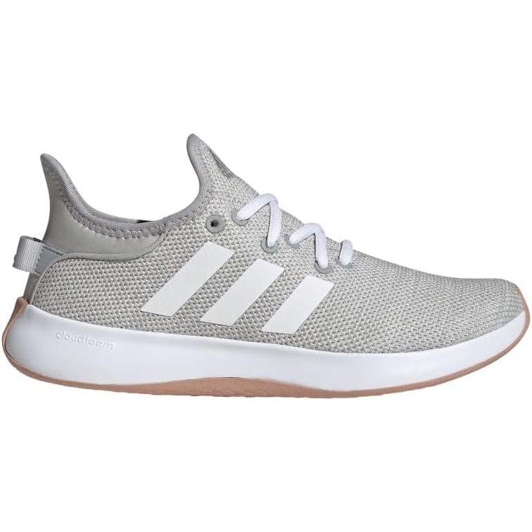 imageadidas Womens Cloudfoam Pure Sportswear SneakersGrey TwoCloud WhiteSilver Metallic