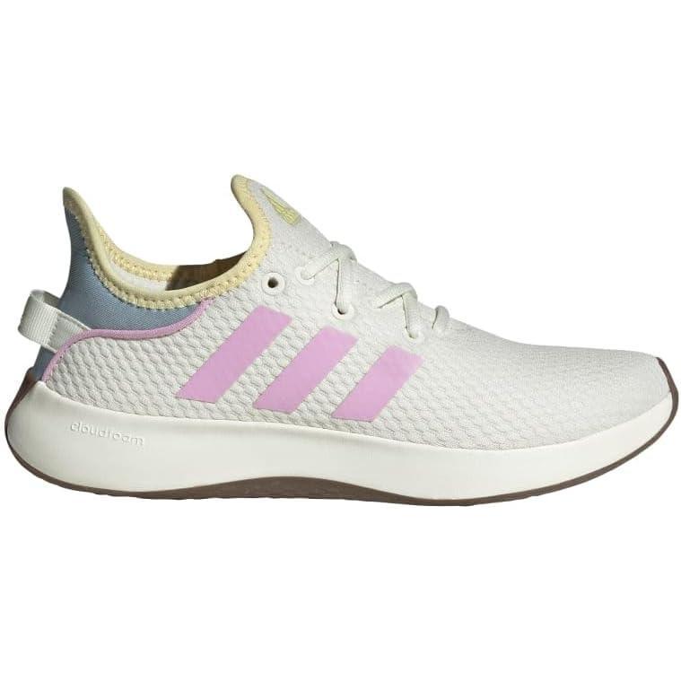 imageadidas Womens Cloudfoam Pure Sportswear SneakersOff WhiteBliss LilacWonder Blue