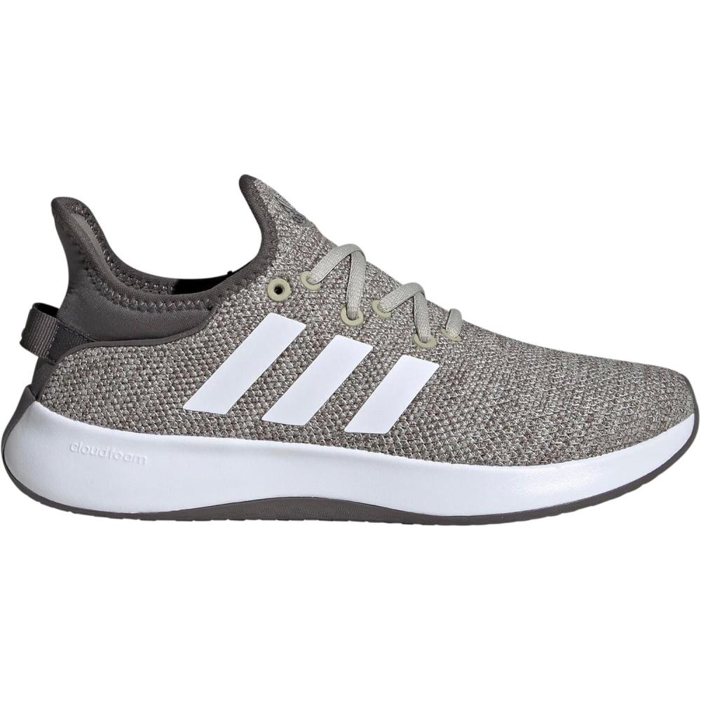 imageadidas Womens Cloudfoam Pure Sportswear SneakersPutty GreyWhiteCharcoal