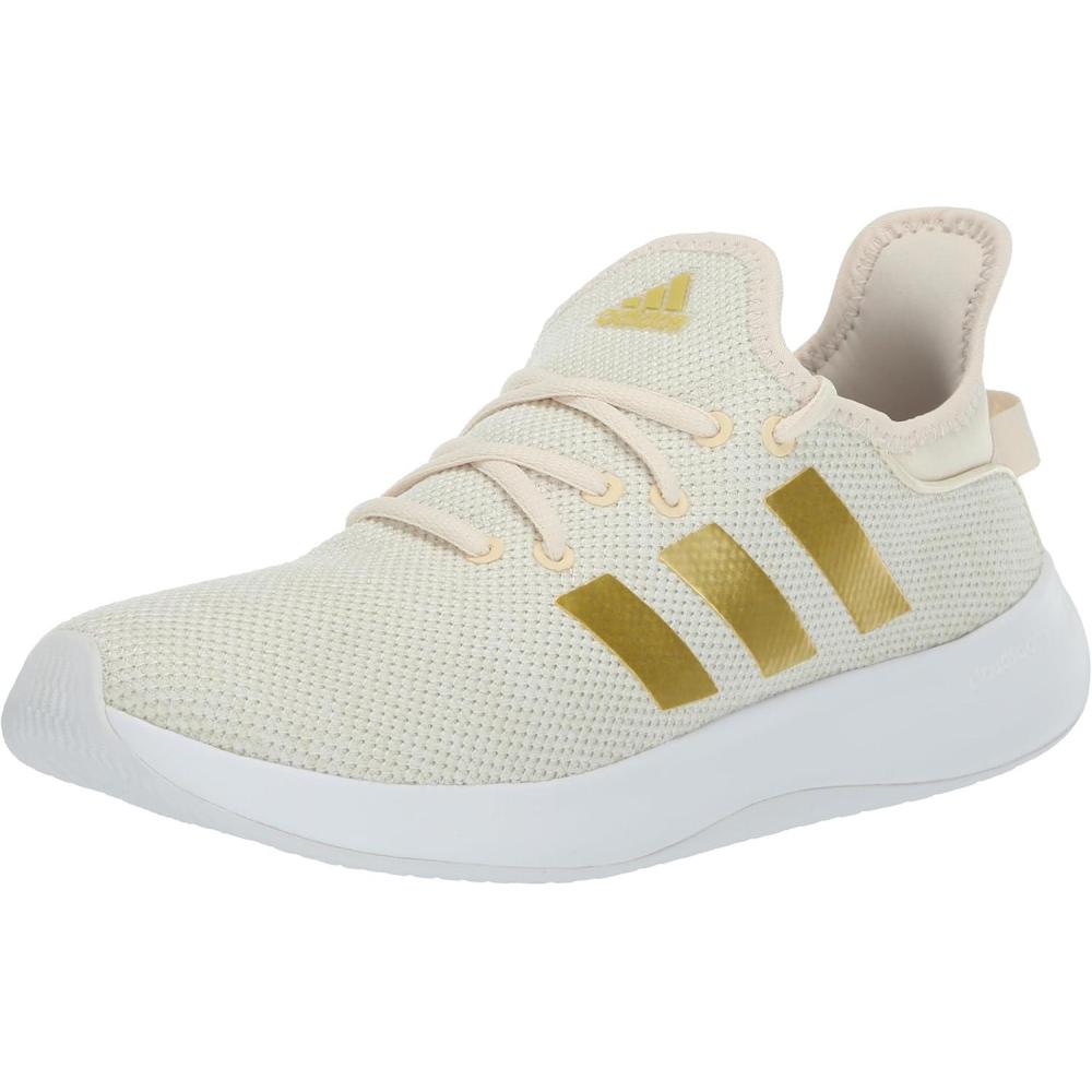 imageadidas Womens Cloudfoam Pure Sportswear SneakersWhiteGold MetallicWonder White