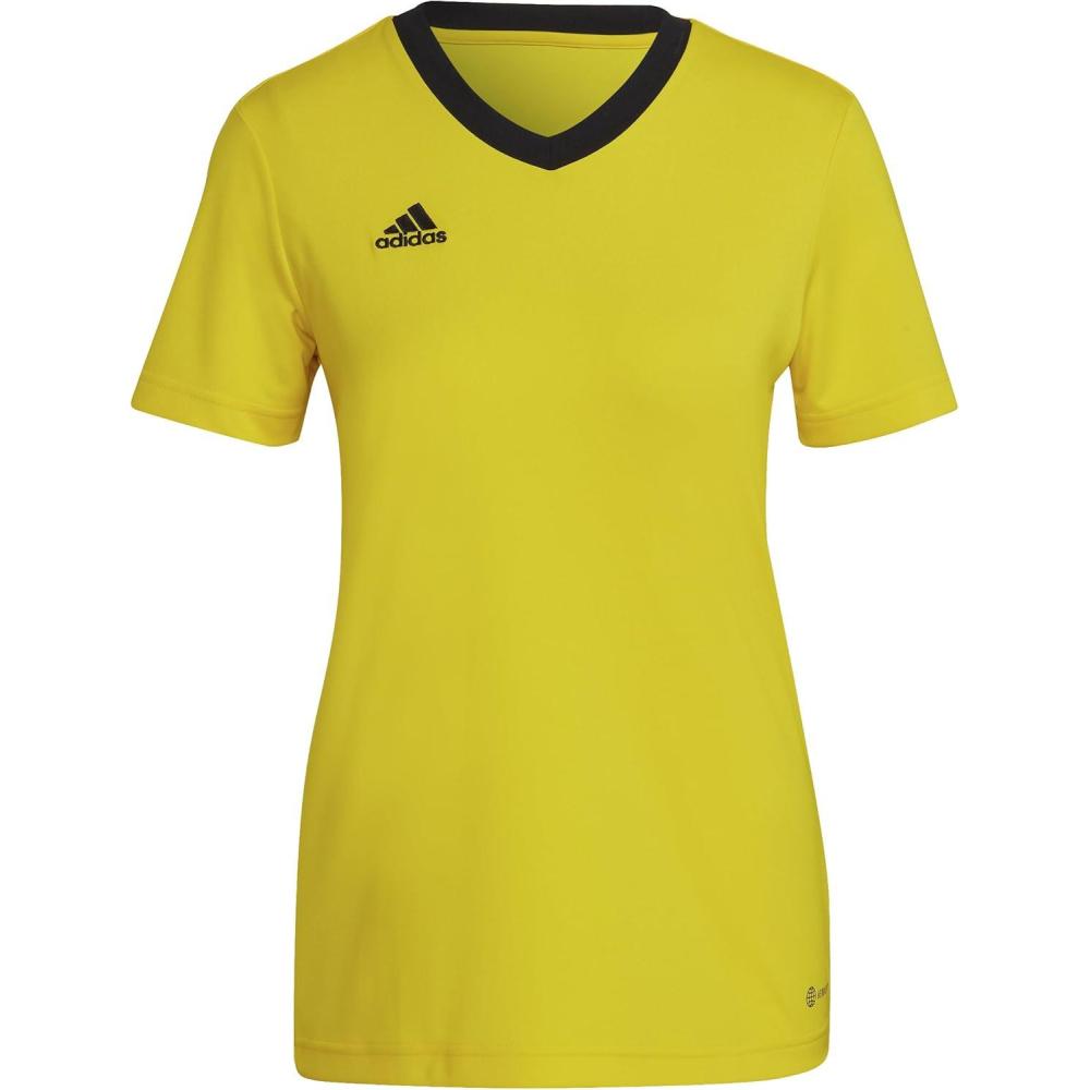 imageadidas Womens Entrada 22 JerseyTeam Yellow  Black