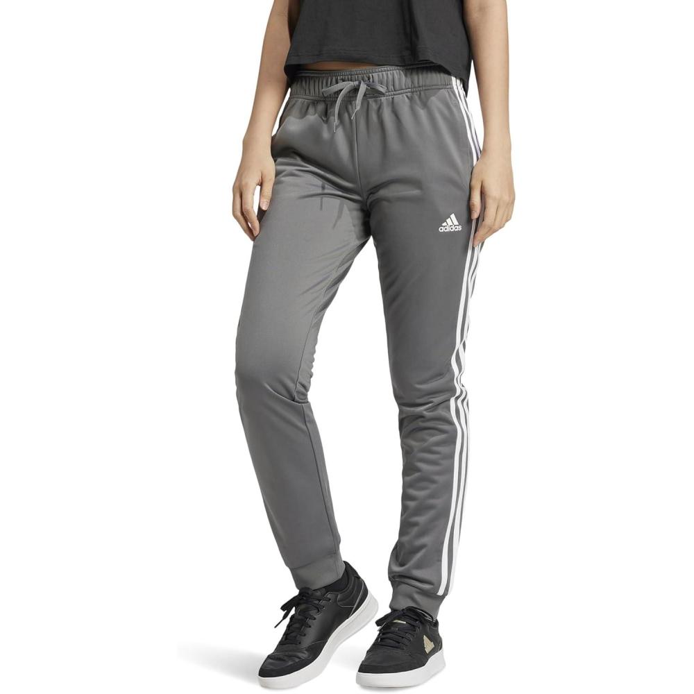 imageadidas Womens Essentials Fleece Tapered Cuff PantsGrey