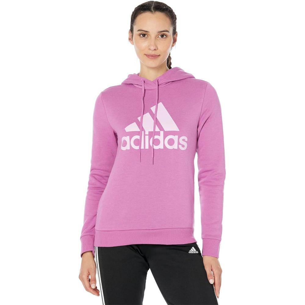 imageadidas Womens Essentials Logo Fleece HoodieSemi Pulse LilacBliss Lilac