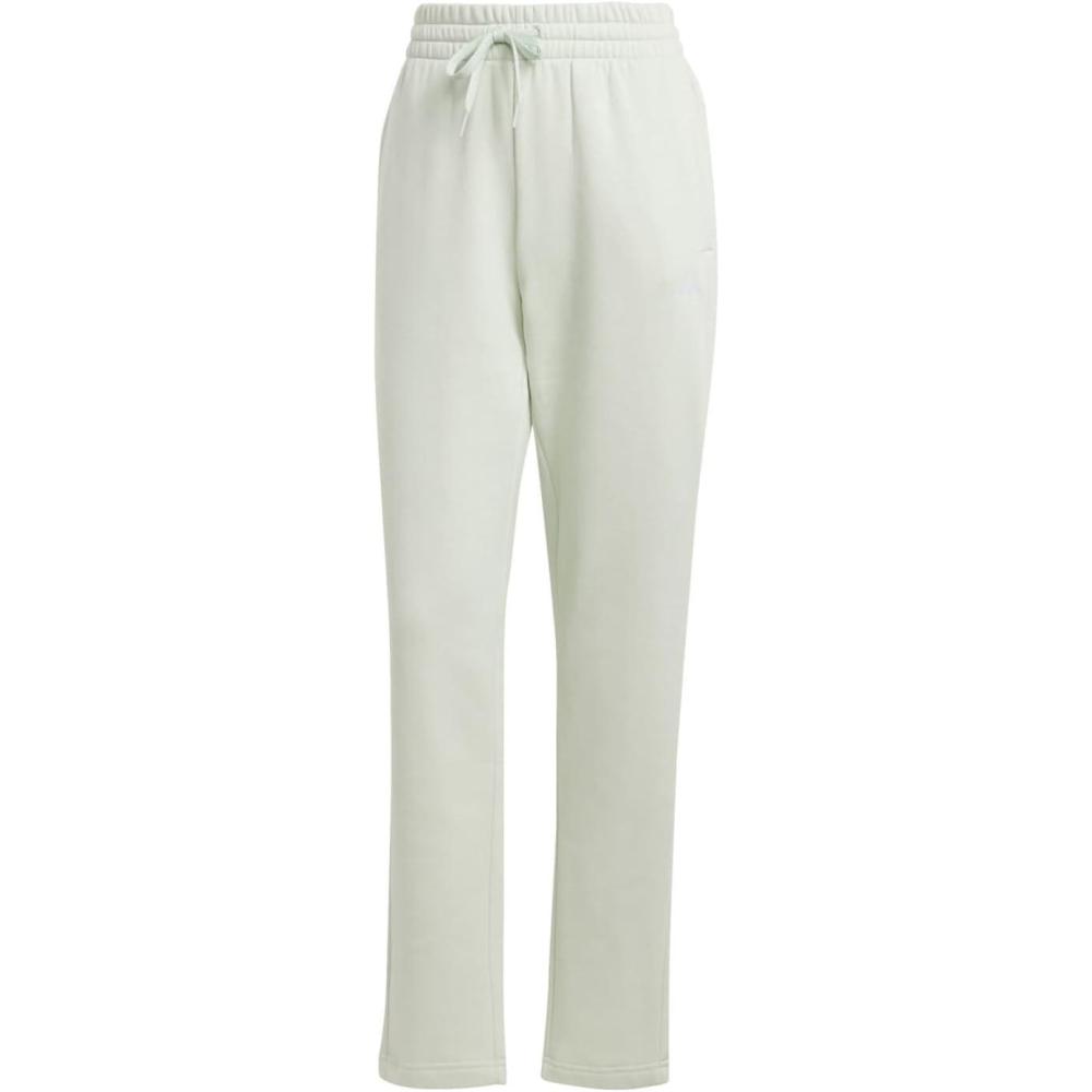 imageadidas Womens Essentials Small Logo Feelcozy Open Hem PantsLinen Green