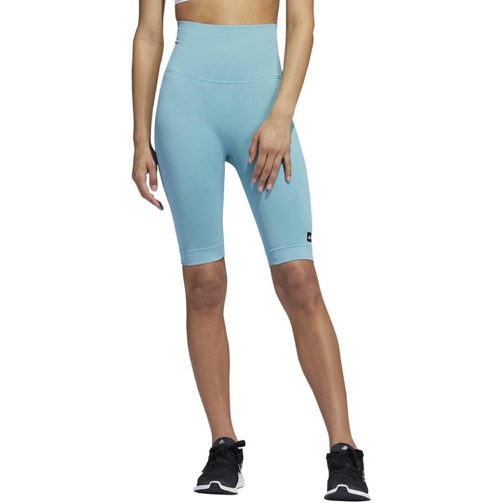imageadidas Womens Formotion Sculpt Biker Short TightsMint Tone