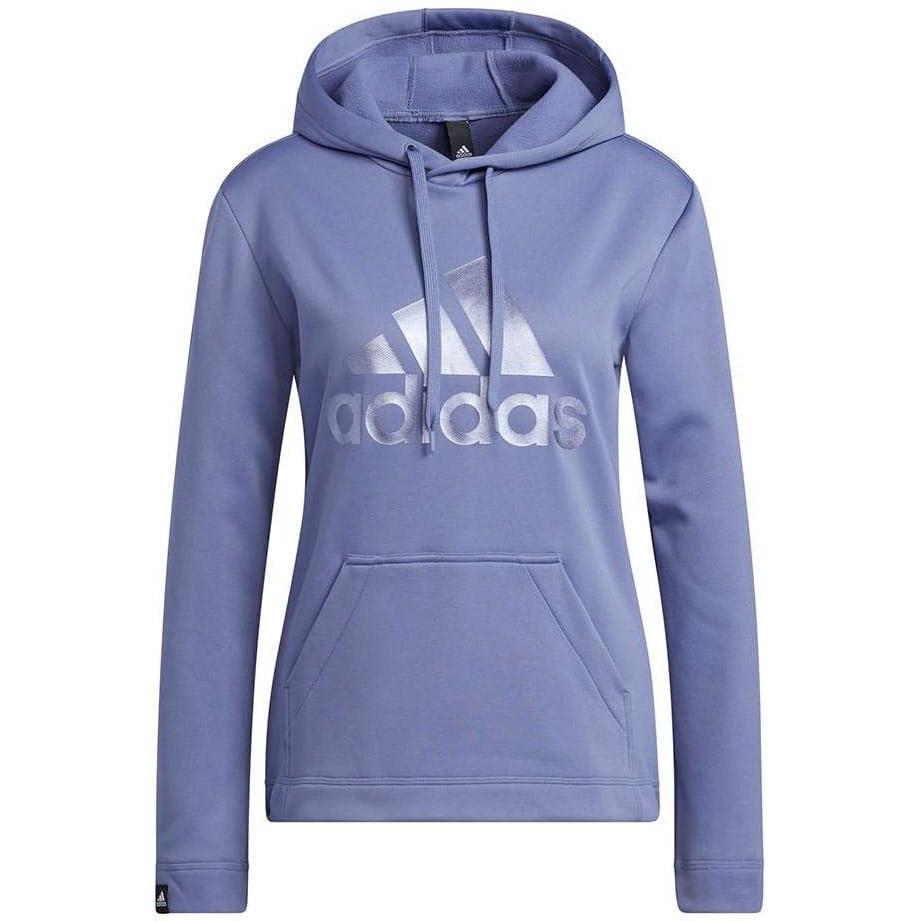 imageadidas Womens Game and Go Big Logo HoodieOrbit VioletOrbit Violet