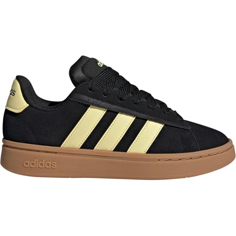 imageadidas Womens Grand Court Alpha 00s ShoesCore BlackAlmost YellowGum