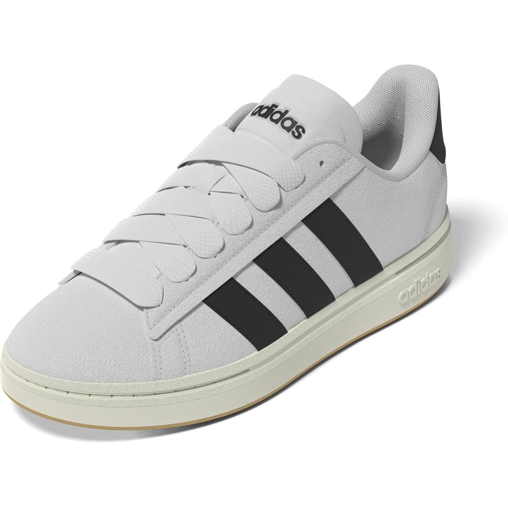 imageadidas Womens Grand Court Alpha 00s ShoesCrystal WhiteBlackOff White