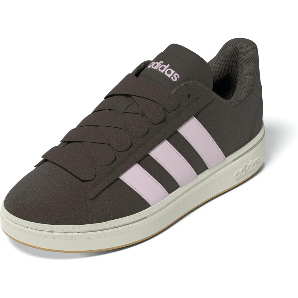 imageadidas Womens Grand Court Alpha 00s ShoesEarth StrataClear PinkGum