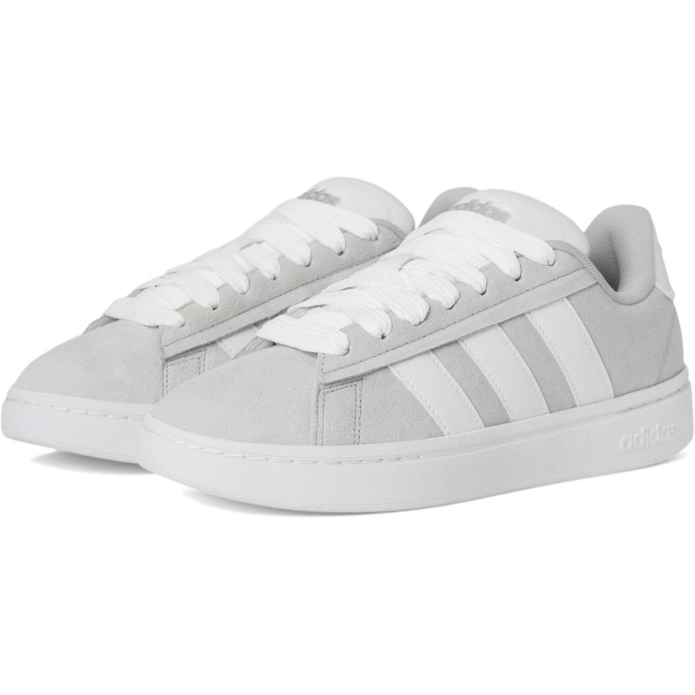 imageadidas Womens Grand Court Alpha 00s ShoesGreyWhiteSilver Metallic