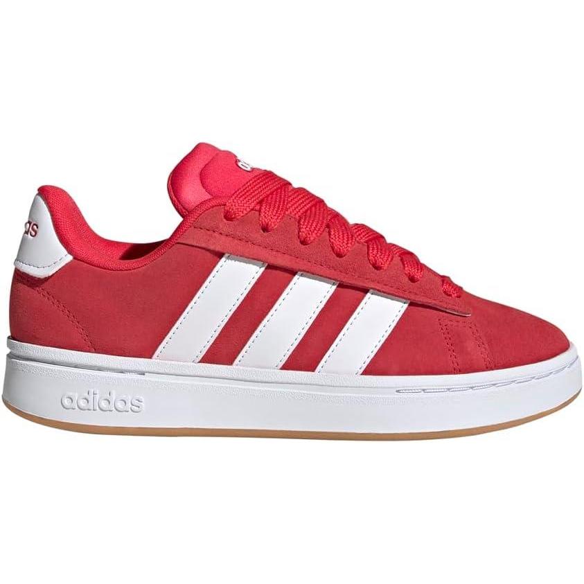 imageadidas Womens Grand Court Alpha 00s ShoesPure RubyWhiteGum
