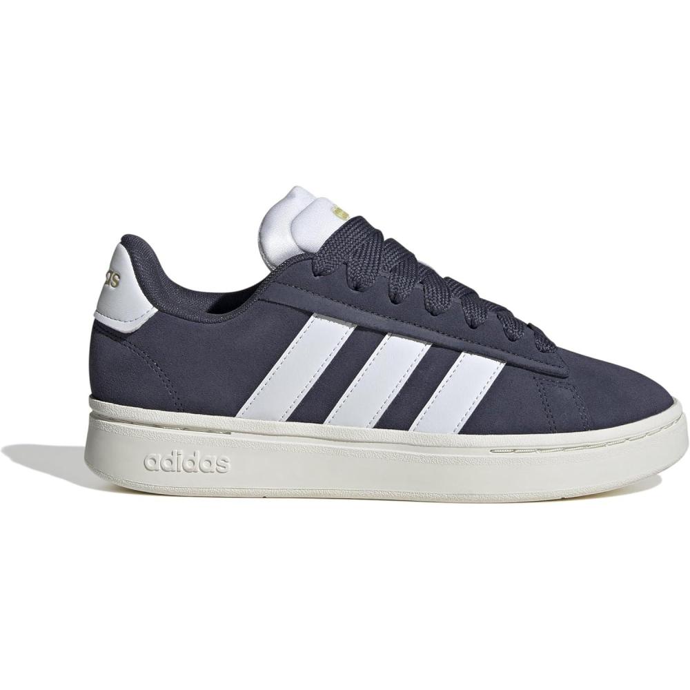 imageadidas Womens Grand Court Alpha 00s ShoesShadow NavyWhiteGold Metallic