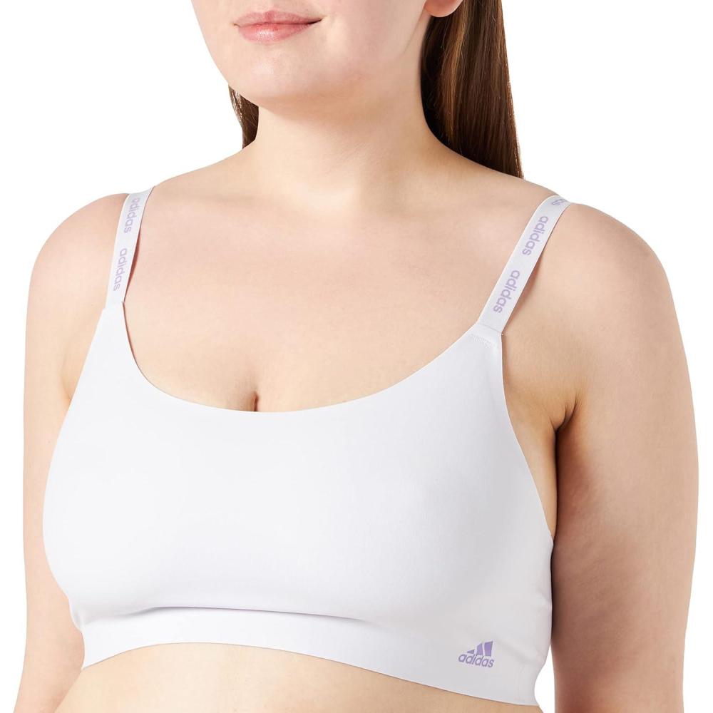 imageadidas Womens Micro Flex Wireless Seamless Lounge Bra208 Dash Grey