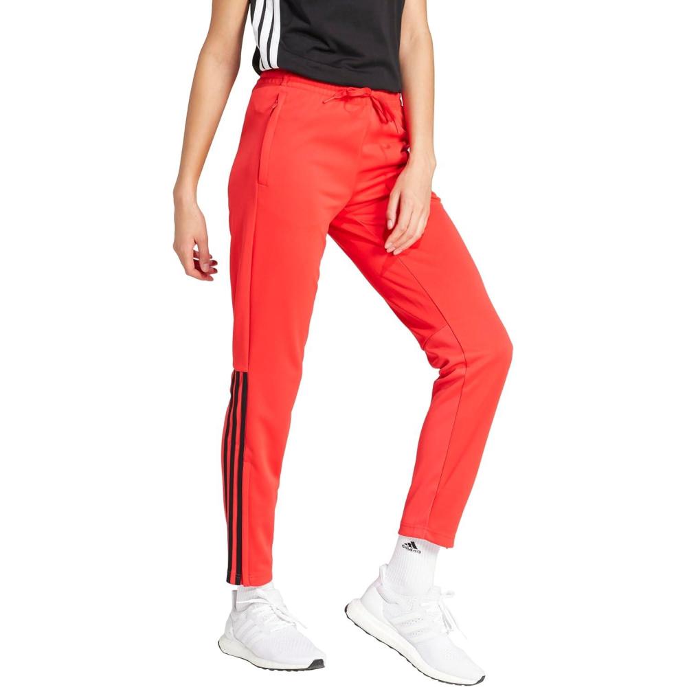imageadidas Womens Sereno Cut 3Stripes Slim Tapered PantsPure Ruby
