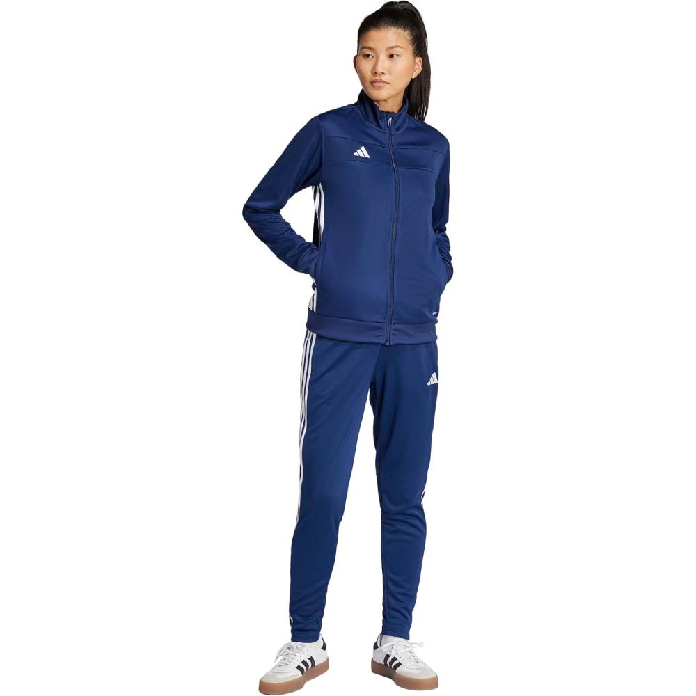imageadidas Womens Tiro 25 Essentials Training JacketTeam Navy BlueWhite