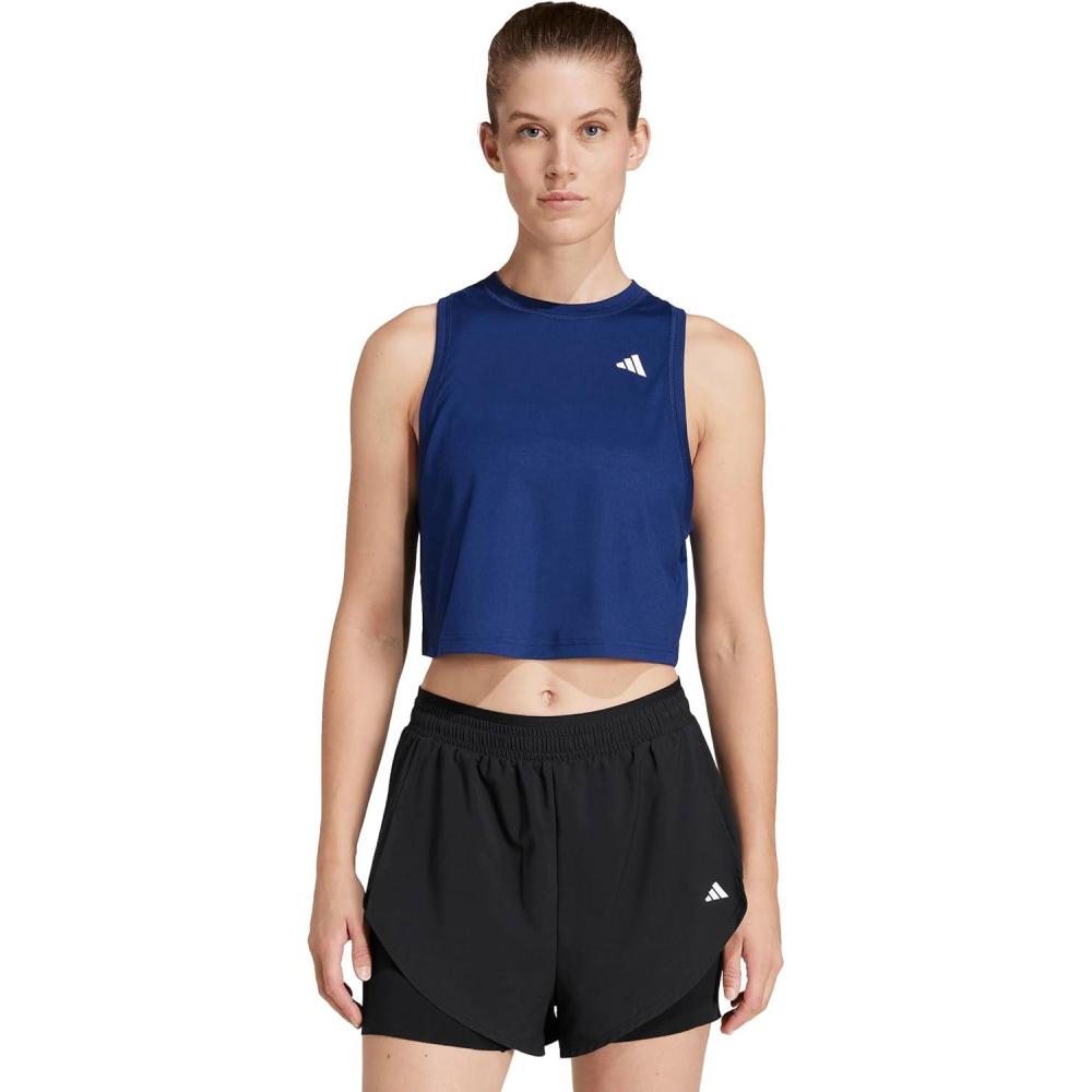 imageadidas Womens Train Essentials Boxy Tank TopDark Blue
