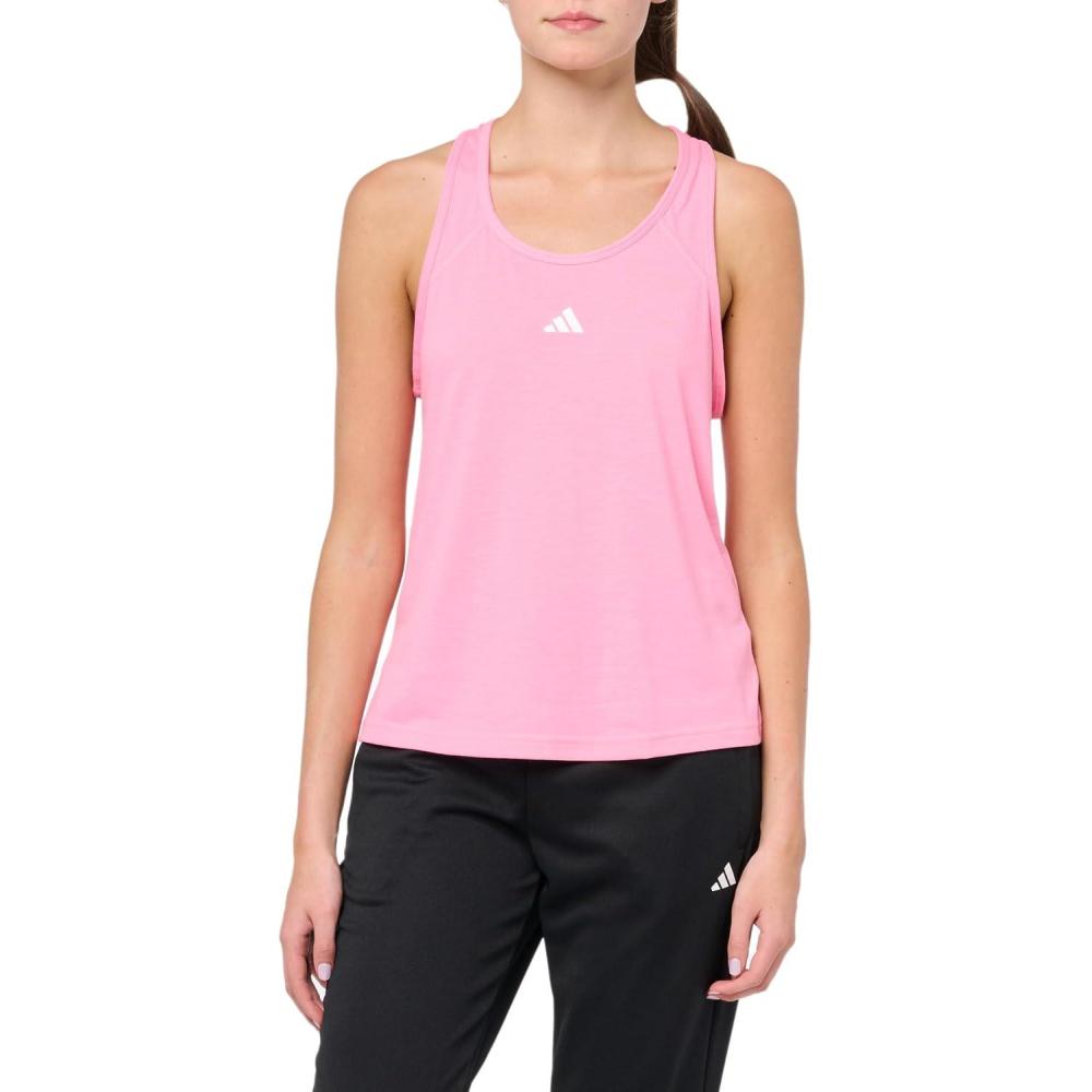 imageadidas Womens Training Essentials Minimal Branding RacerbackBliss Pink