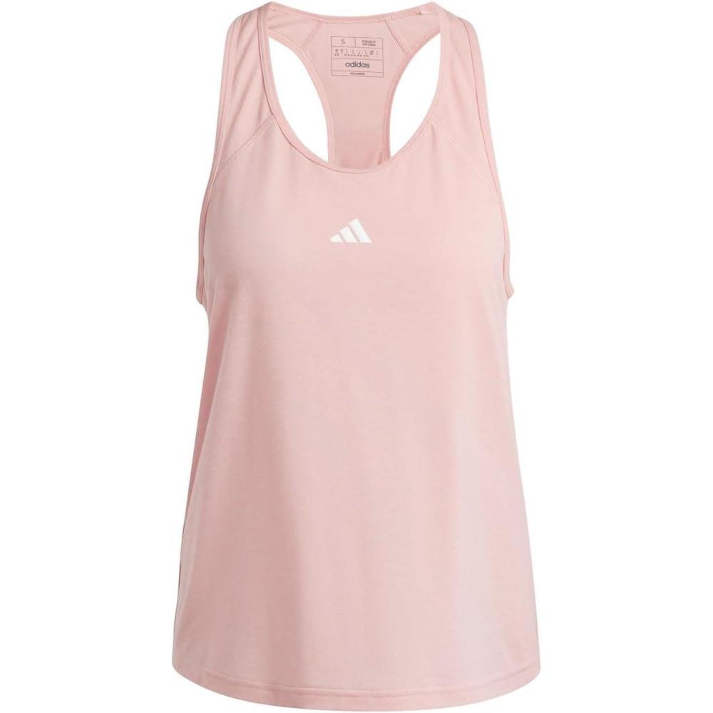 imageadidas Womens Training Essentials Minimal Branding RacerbackSemi Pink Spark