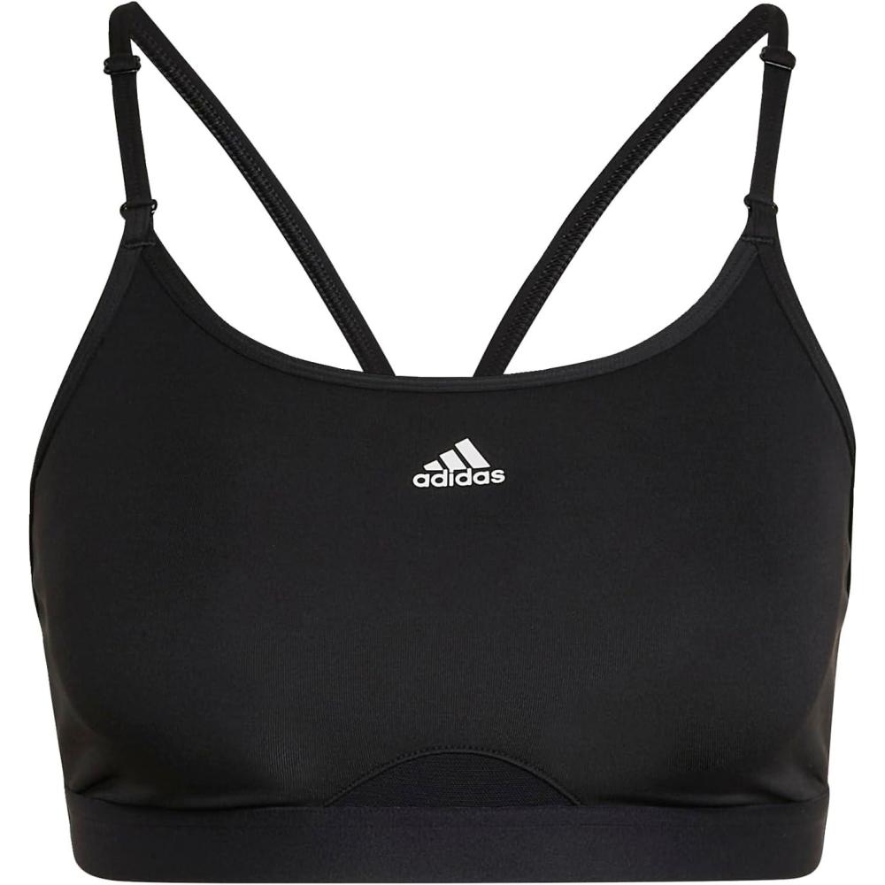 imageadidas Womens Training Light Support Good Level Bra PaddedBlack