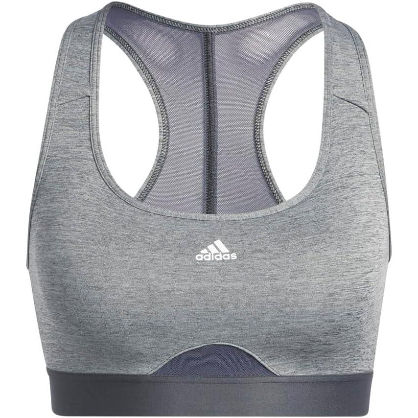 imageadidas Womens Training Medium Support Good Level Bra PaddedDark Grey