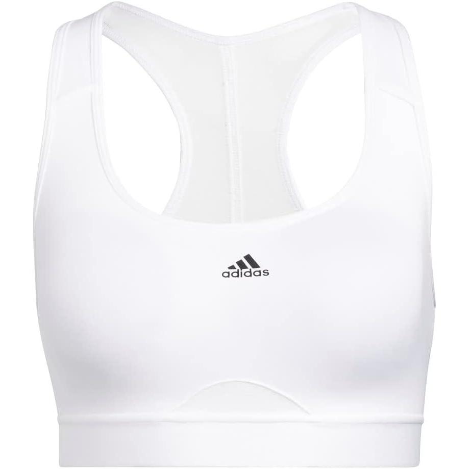 imageadidas Womens Training Medium Support Good Level Bra PaddedWhite