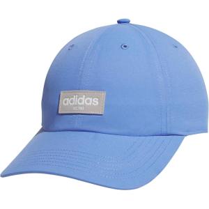 Adidas Unisex-Adult Court Relaxed Fit Strapback Hat(Blue Fusion/Clear Granite Grey/White)