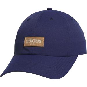Adidas Unisex-Adult Court Relaxed Fit Strapback Hat(Dark Blue/Clear Brown)