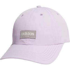 Adidas Unisex-Adult Court Relaxed Fit Strapback Hat(Ice Lavender/Clear Granite Grey/Off White)