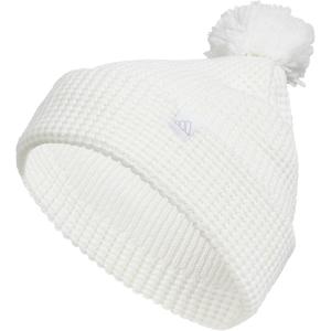 Adidas Womens Beanie with Pom – Knit Winter Ballie Hat(White/Grey/Pom)