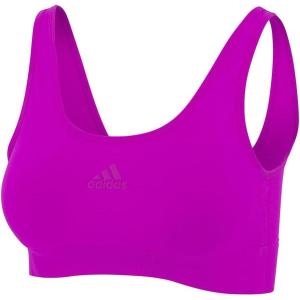 Adidas Women’s Micro Stretch Seamless Wireless Lounge Bra(Lilac)