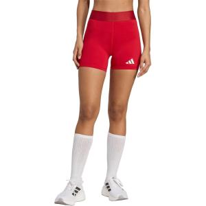 Adidas Women’s Techfit Volleyball Tight Shorts(Team Power Red)