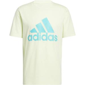 adidas Men’s Basic Badge Of Sport Tee(Almost Lime/Semi Mint Rush)