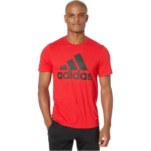 adidas Men’s Basic Badge Of Sport Tee(Scarlet)