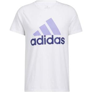 adidas Men’s Basic Badge Of Sport Tee(White / Light Purple / Legacy Indigo)