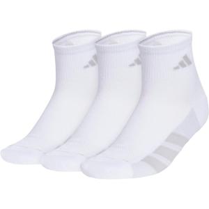 adidas Women’s All Day Training Quarter Socks (3-pair) Athletic Performance Above the Ankle Height, Targeted Cushion for Running