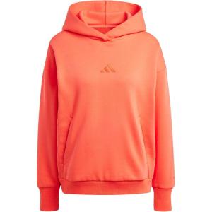 adidas Women’s All Szn Fleece Loose Hoodie(Bright Red)