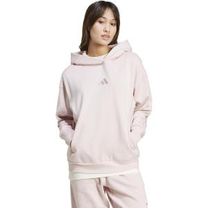 adidas Women’s All Szn Fleece Loose Hoodie(Sandy Pink)