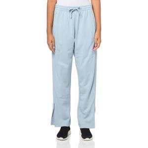 adidas Women’s All Szn French Terry 3-Stripes Straight Leg Pants(Wonder Blue)